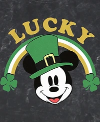 Mickey Classic Men's Lucky Mickey Short Sleeve T-Shirt