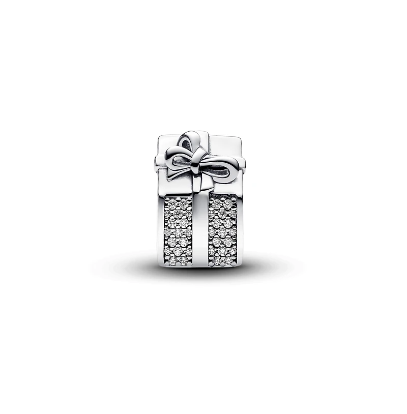Pandora Sterling Silver Sparkling Gift Box Charms
