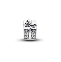 Pandora Sterling Silver Sparkling Gift Box Charms