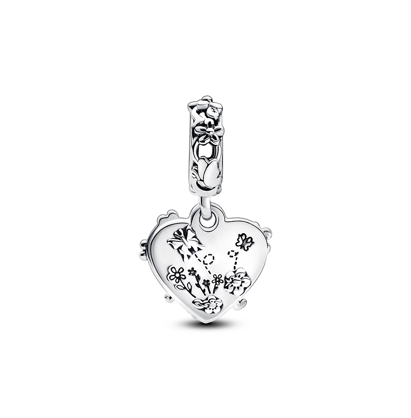 Pandora Disney Winnie The Pooh Piglet Double Dangle Charms