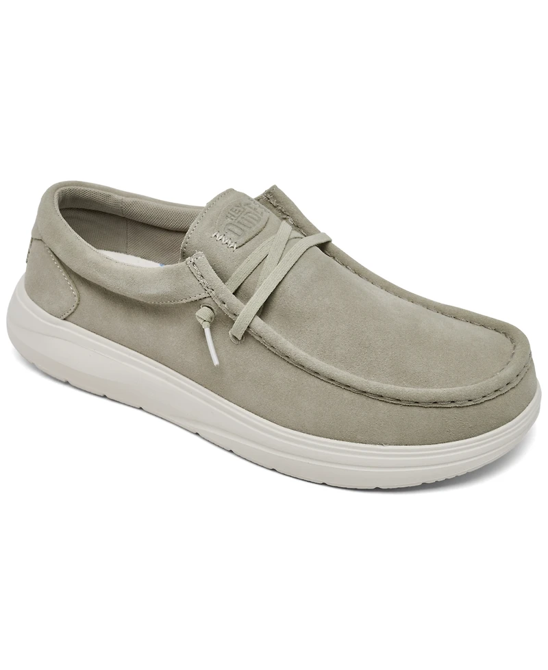 Hey Dude Men's Wally Comfort Suede Casual Sneakers from Finish Line