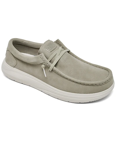 Hey Dude Men's Wally Comfort Suede Casual Sneakers from Finish Line