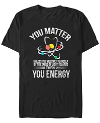 Design By Humans Men's You Matter Energy Short Sleeve T-Shirt