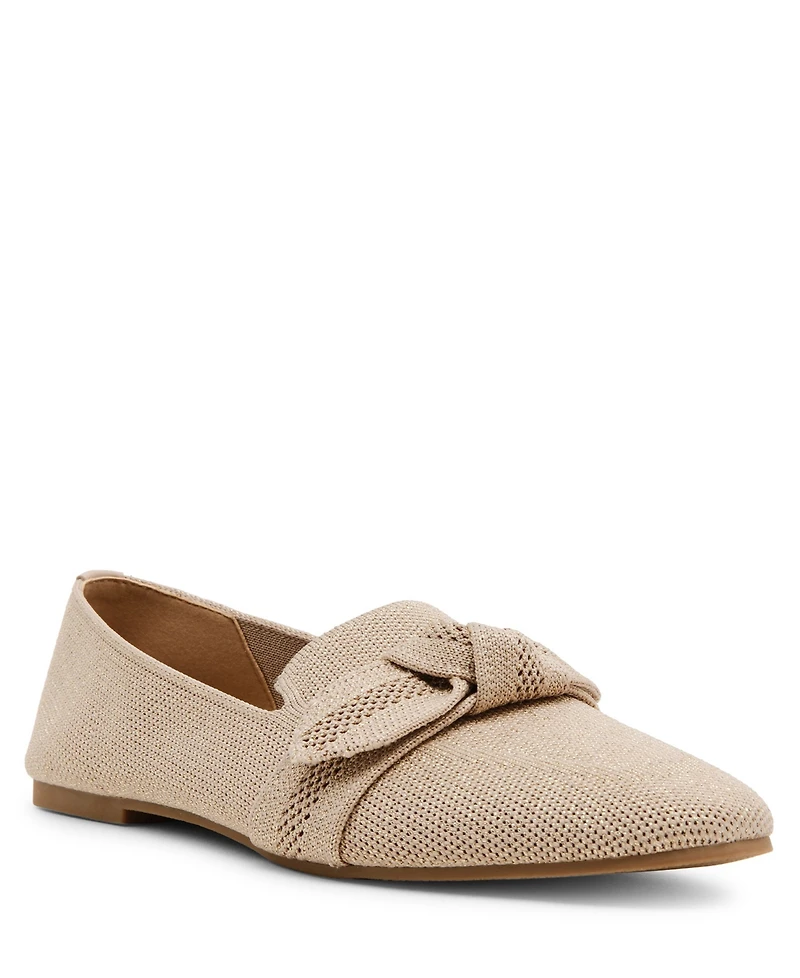 Anne Klein Women's Tanya Bow Knit Slip On Loafers