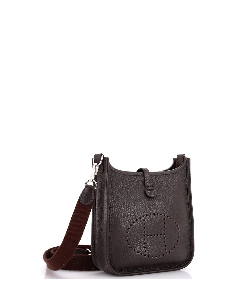 Pre-Owned Hermes Tpm Long Strap Evelyne Bag Clemence