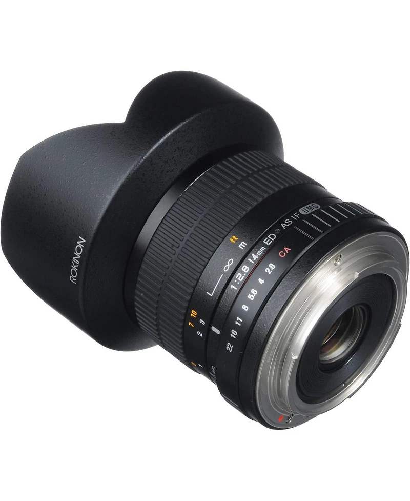 Rokinon Rokinon FE14M-c 14mm F2.8 Ultra Wide Lens for Canon (Black)