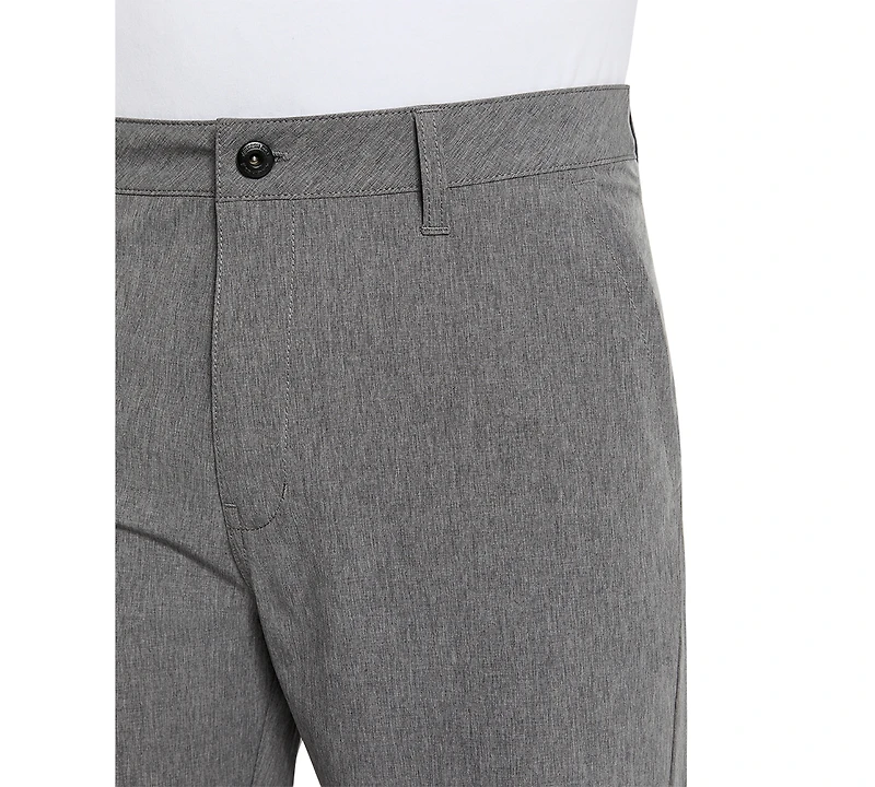 Kenneth Cole Men's Heathered Tech Performance 9" Shorts