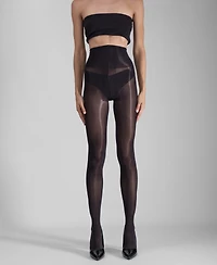 Lechery Women's Lustrous Silky Shiny 40 Denier Semi-Opaque High-Waist Pantyhose Tights SKU11003