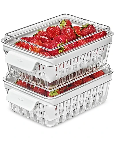 Oxo Good Grips Berry Keeper Produce Saver, 2-Piece Set