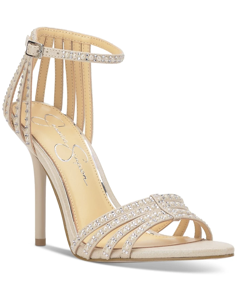 Jessica Simpson Women's Nuvire Strappy Stiletto Dress Sandals