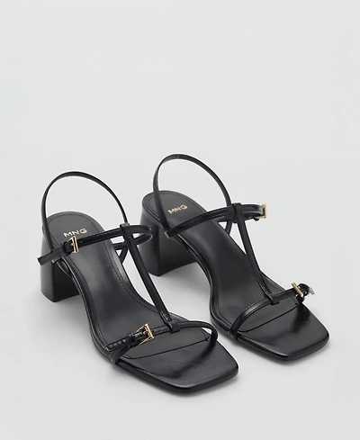 Mango Women's Straps Heel Sandals