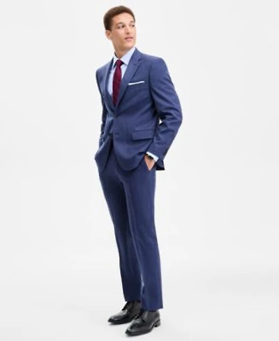 Tommy Hilfiger Mens Modern Fit Pure Wool Suit Separates