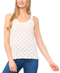 CeCe Women's Cotton Crewneck Sleeveless Sweater Tank Top