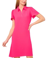 CeCe Women's Short-Sleeve Collared Polo Dress