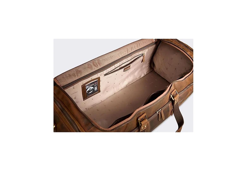 Luxorro 100% Full Grain Leather Duffel Bag - Only Duffel You will Need