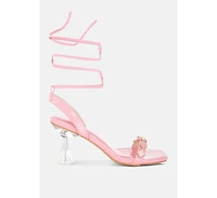 Ebina Charm Detail Spool Heels