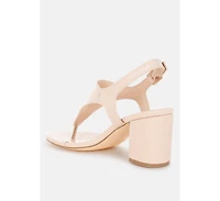 Ann Real Leather Thong Toe Sandals