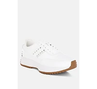 Athion Studded Real Leather Sneakers Women