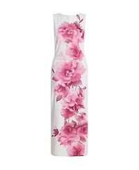Quiz Women's Floral Print Scuba Crepe Maxi Dress