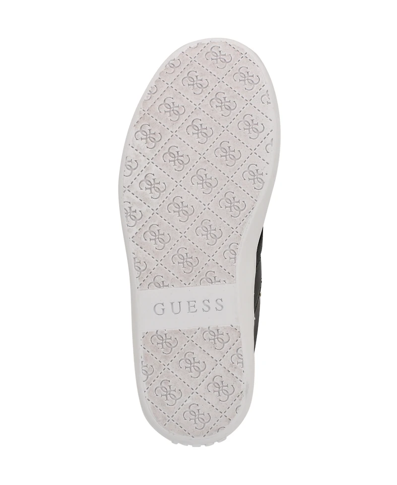 Guess Women's Naoko Charm Lace-Up Court Sneakers