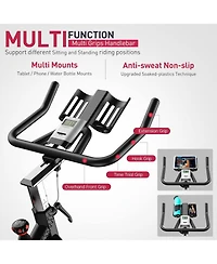 Joroto X2/X2PRO Bluetooth Exercise Bike with 100 Levels Magnetic Resistance, Adjustable Seat & Handlebar, 12.6" Tablet Holder, 280lbs Weight Capacity