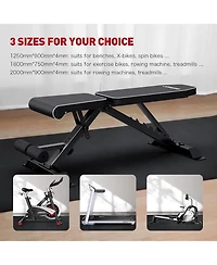 Joroto Exercise Equipment Mat - Treadmill Mat, Exercise Bike Mat, Fitness Mat, Elliptical Mat, Jump Rope Mat, Gym Mat, Rowing Machine Mat (Large