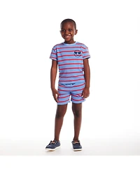 Andy & Evan Toddler Boys Toddler/Child Textured Terry Smiley Patch Set