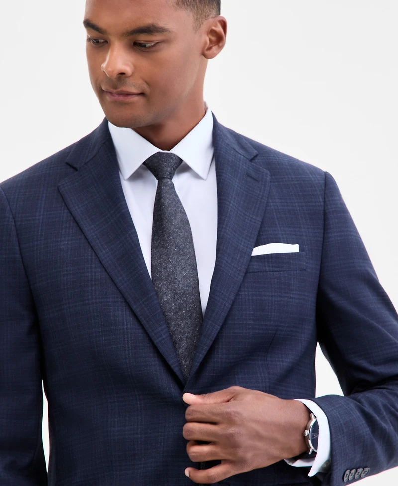 Calvin Klein Men's Slim-Fit Wool-Blend Suit Jacket