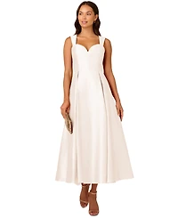 Adrianna Papell Women's Sweetheart-Neck Mikado Gown
