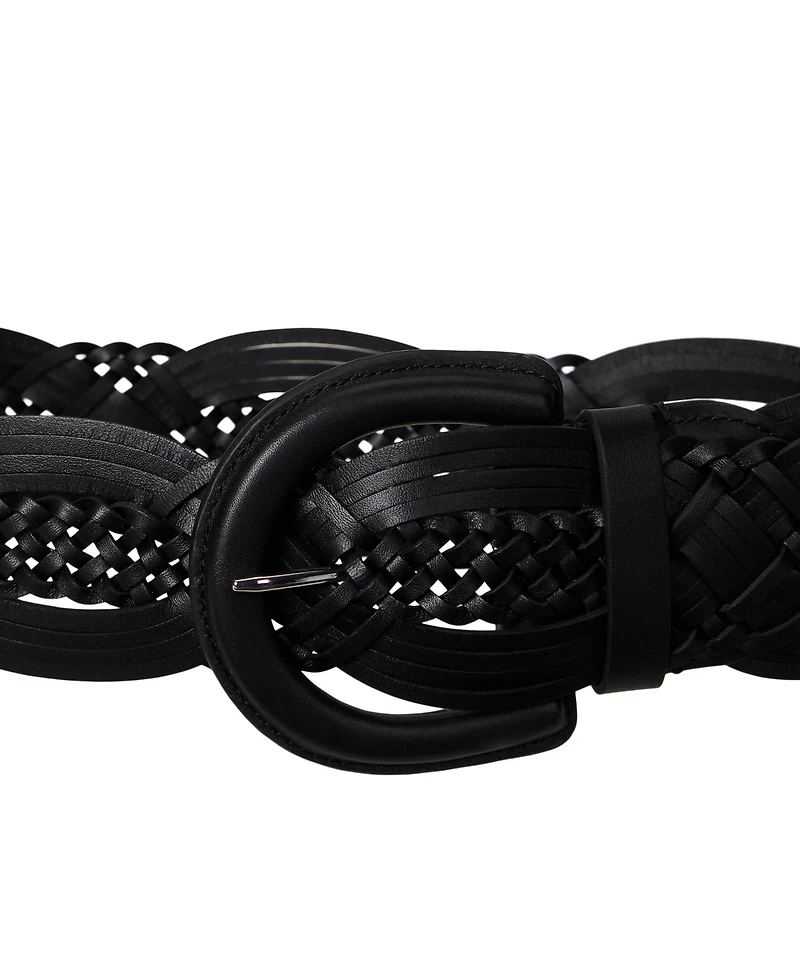 Lauren Ralph Braided Leather Belt