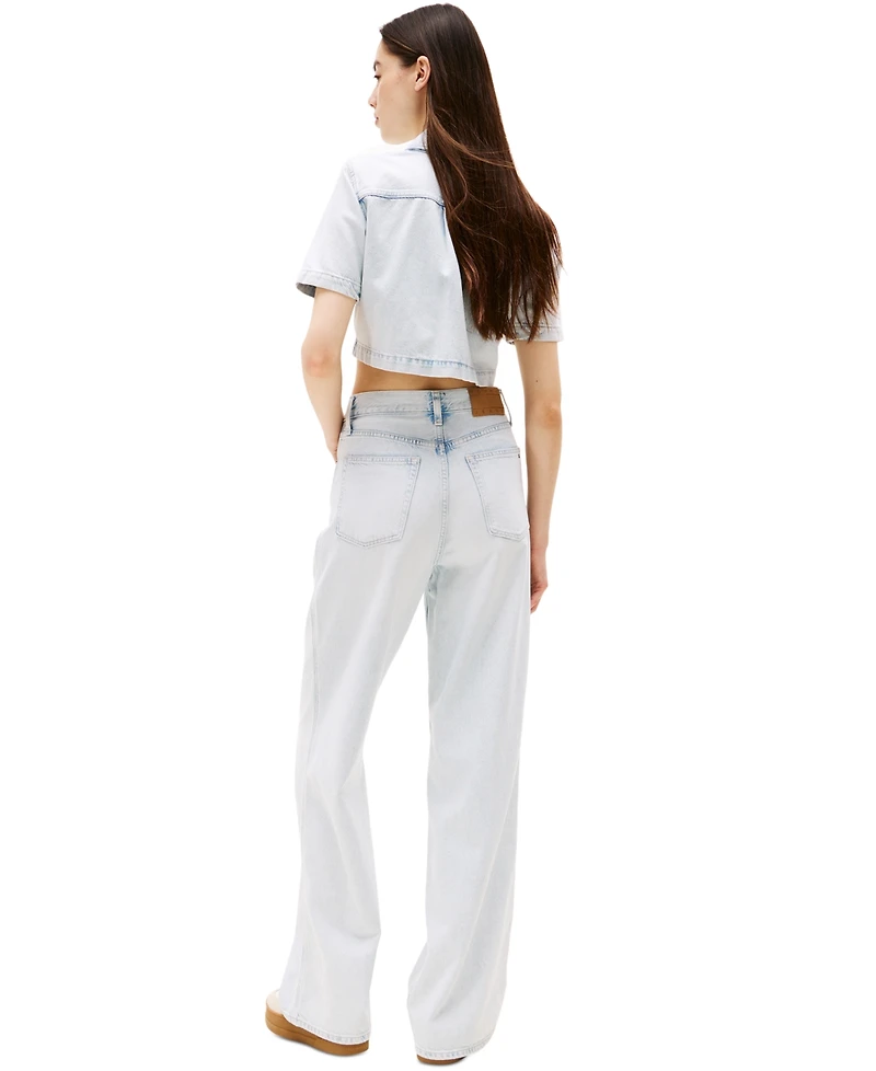 Tommy Jeans Women's Claire High-Rise Wide-Leg