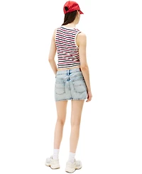 Tommy Jeans Women's Essential Ribbed Striped Tank Top
