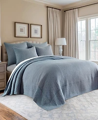 Levtex Cross Stitch Stitching 3-Pc. Bedspread Sets, King/California King