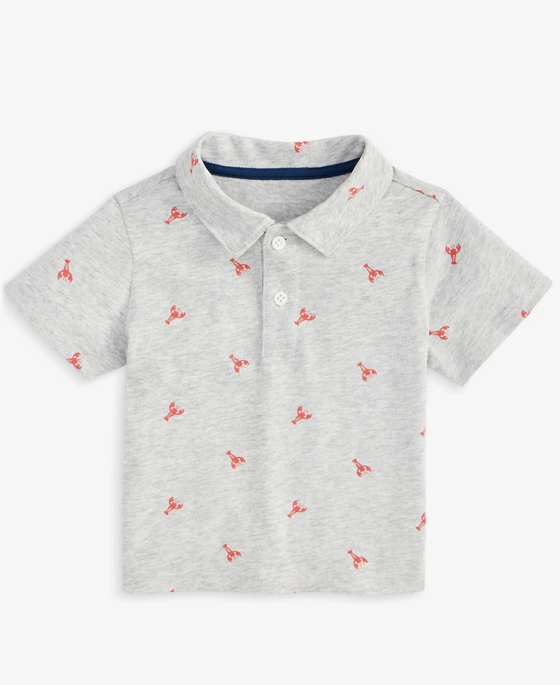 Baby Boys Lobster Dash Printed Polo Shirt, Exclusively at Macy's