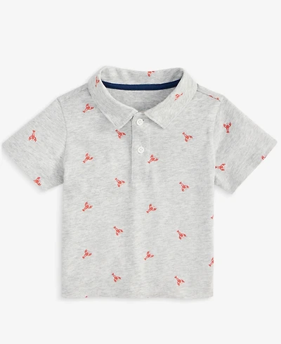 Baby Boys Lobster Dash Printed Polo Shirt, Exclusively at Macy's