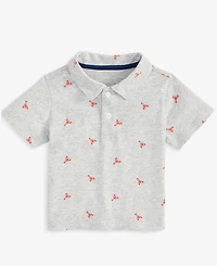 Baby Boys Lobster Dash Printed Polo Shirt, Exclusively at Macy's