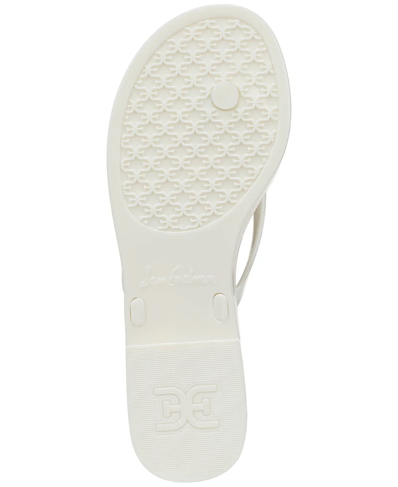 Sam Edelman Women's Dean Jelly Thong Flat Sandals
