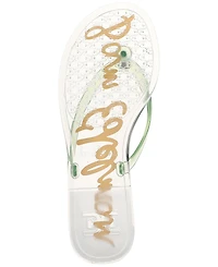 Sam Edelman Women's Dean Jelly Thong Flat Sandals