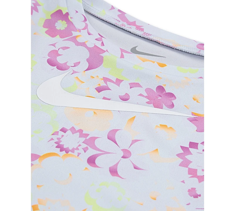 Nike Baby Girls Dri-fit T-Shirt & Colorblocked Tempo Shorts, 2 Piece Set