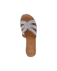 Gc Shoes Women's Clara Embellished Flat Sandals