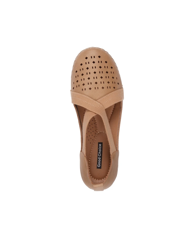 Gc Shoes Women's Genny Perforated Casual Flats