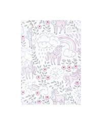 Hudson Baby Girls Gentle Cotton-Blend Flannel Burp Cloths Value Set