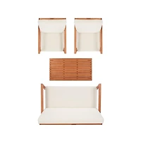 Larence 4 Pc Outdoor Living Set