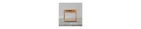 Rattan Front Drawer Side Table – Mango Wood with Open Shelf