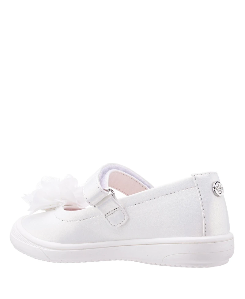 Nina Little Girls Natty Pearlized Round Toe Sneakers