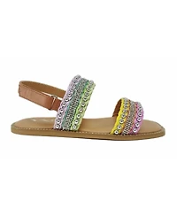 Nina Little Girls Suissa Flat Sandals