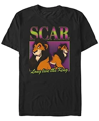 Disney Villains Men's Y2K Scar Short Sleeve T-Shirt