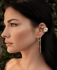 Ettika Bold Crystal Ear Cuff Earrings