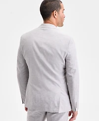 Bar Iii Men's Slim-Fit Linen Suit Separate Jacket, Exclusively at Macy's