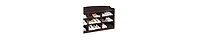 Wood Shoe Rack with 9 Cubbies – Timeless Design with Beautiful Wood Grain